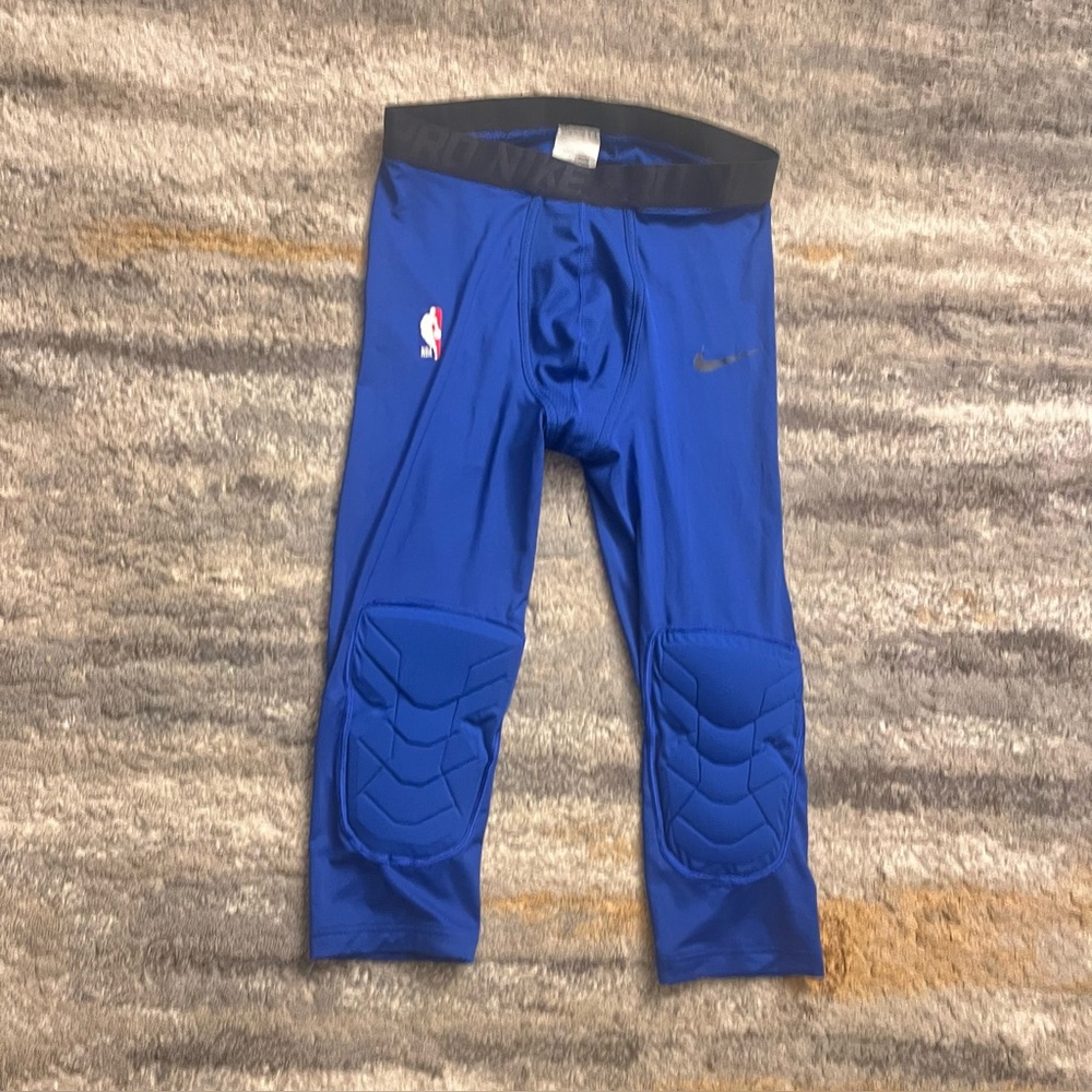 Nike Blue Mesh Leggings